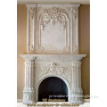 Home Decoration Marble Fireplace Mantel (FPS-D035)